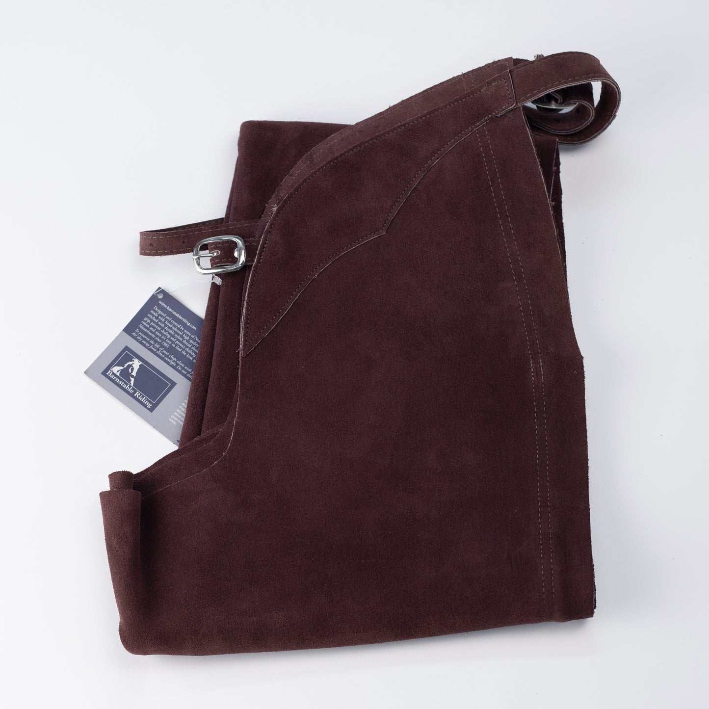 English Schooling Chaps - Burgundy Suede