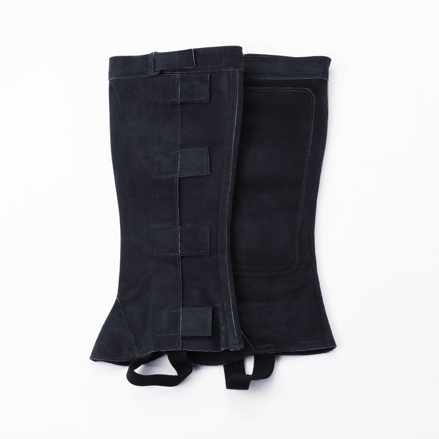 Half Chap - Navy Suede - Velcro Closure