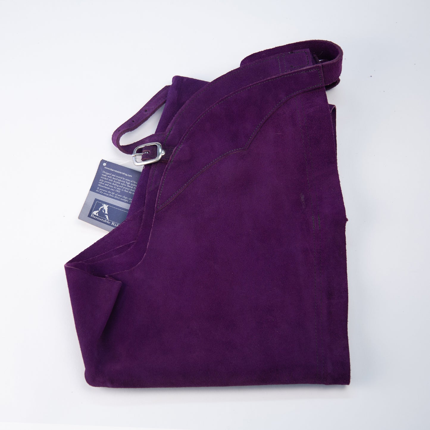 English Schooling Chaps - Purple Suede