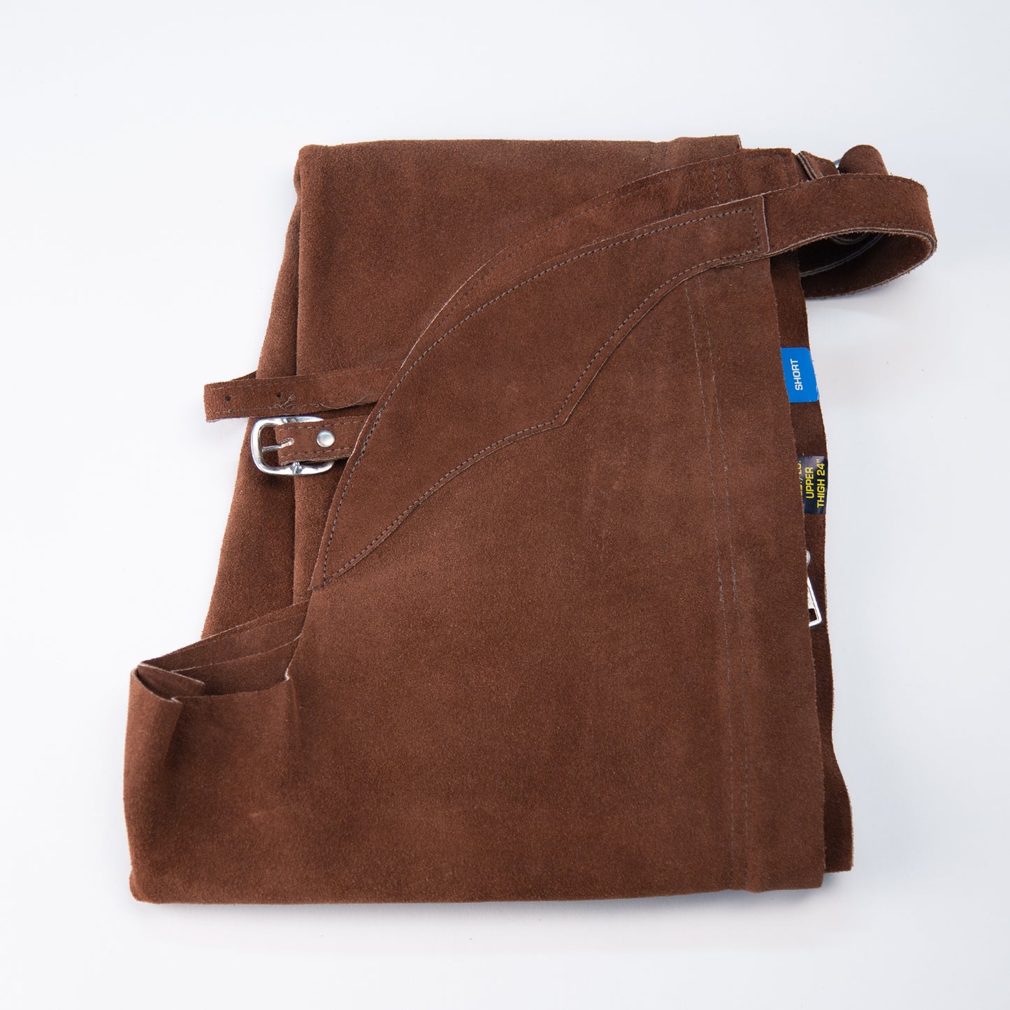 English Schooling Chaps - Rust Suede