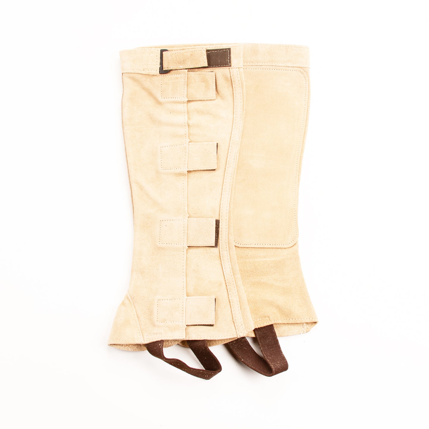 Half Chap - Sand Suede - Velcro Closure