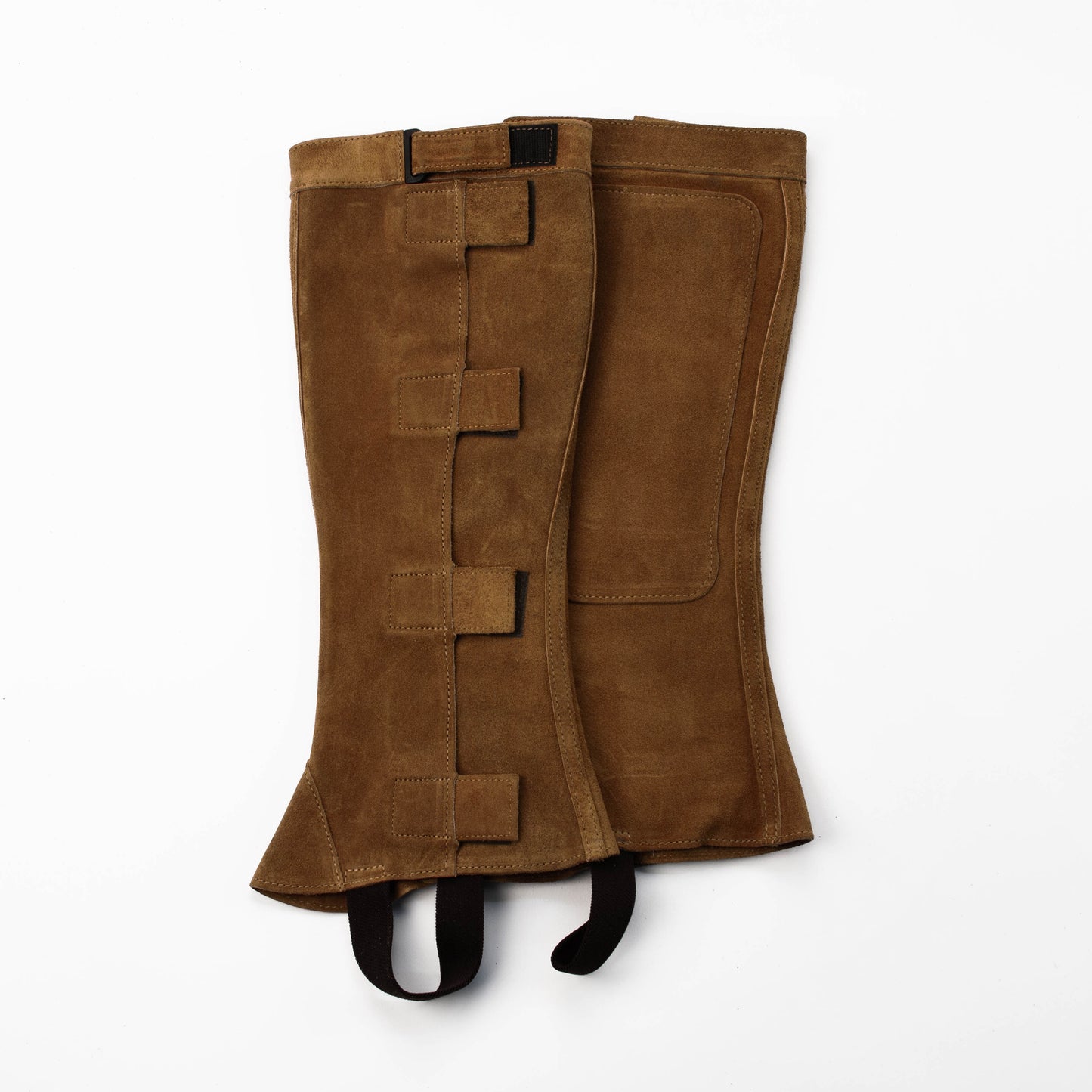 Half Chap - Toast Suede - Velcro Closure