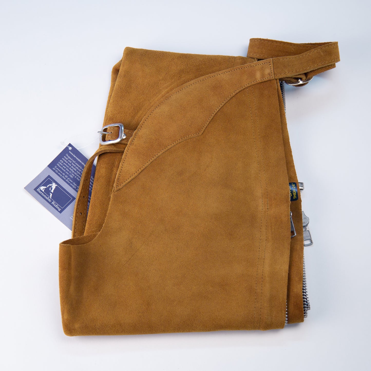English Schooling Chaps - Toast Suede