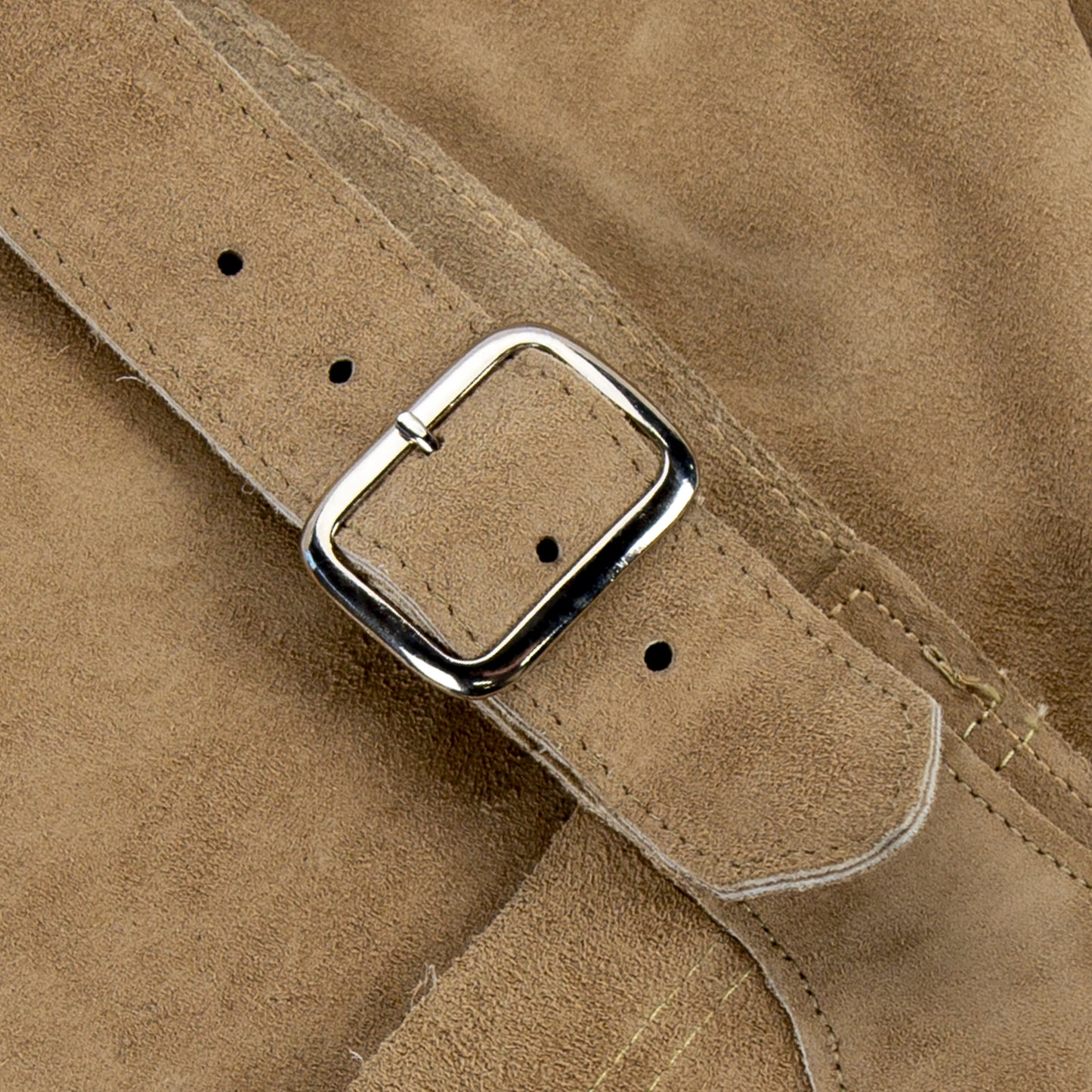 Western Boot Cut Chaps - Taupe Suede