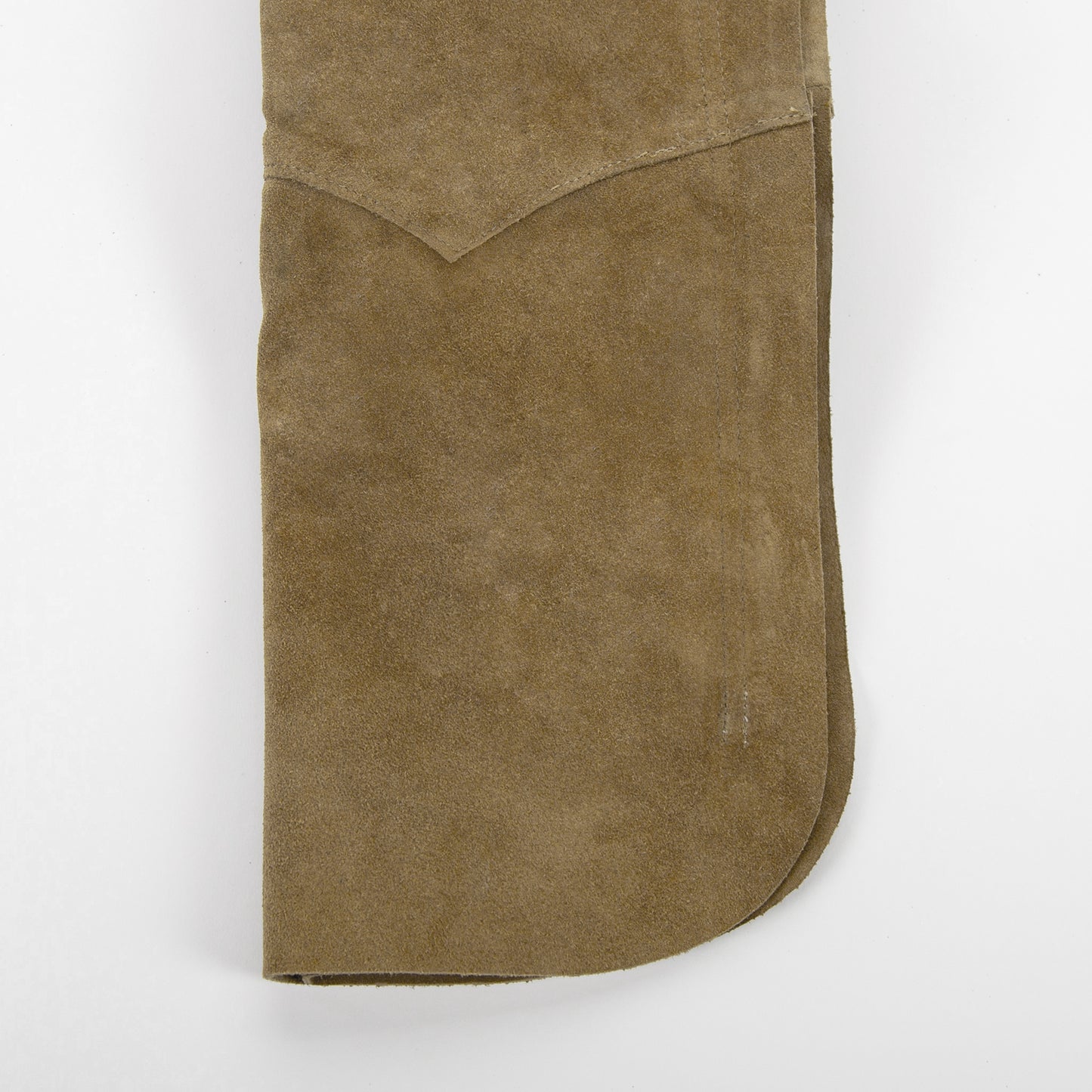 Western Boot Cut Chaps - Taupe Suede