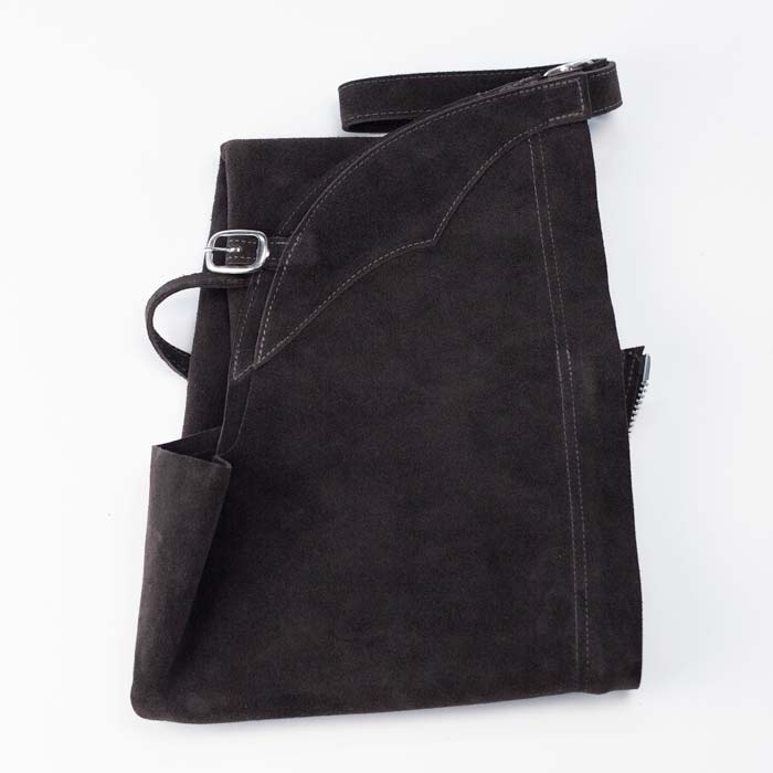 English Schooling Chaps - Brown Suede
