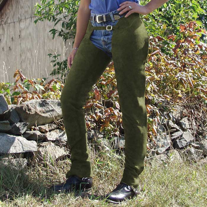 English Schooling Chaps - Hunter Suede