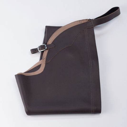 English Schooling Chaps - Brown Top Grain Leather