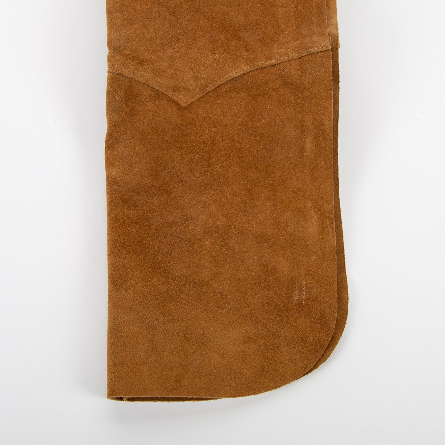 Western Boot Cut Chaps - Toast Suede